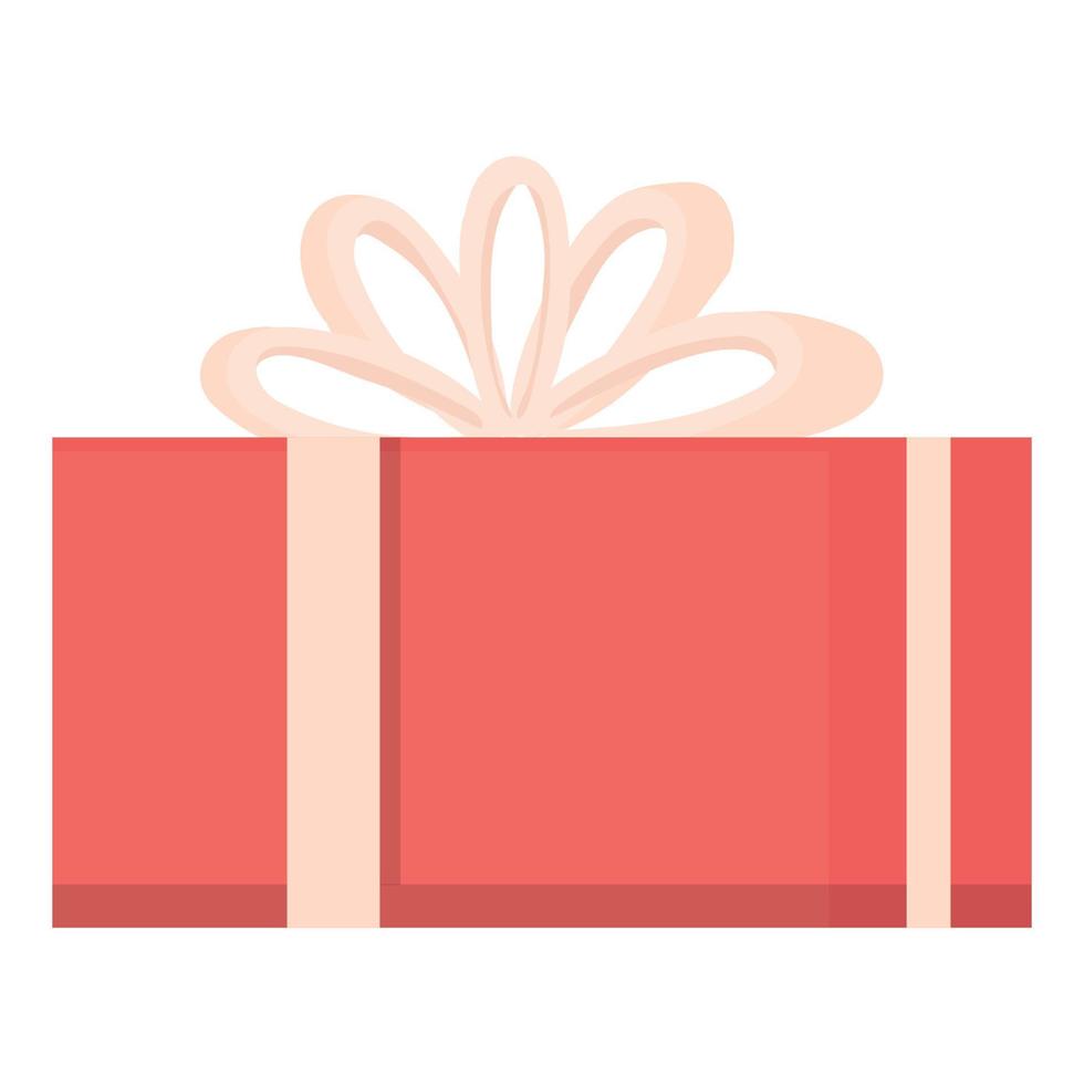 ilustración plana de caja de regalo vector