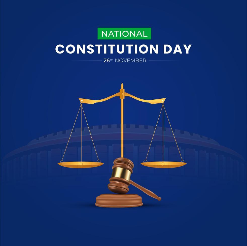 día de la constitución de la india y día de la constitución nacional vector