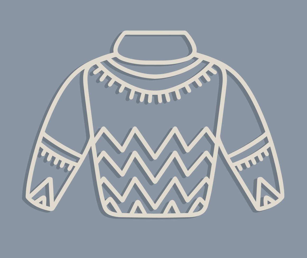 Laser cut ugly Christmas sweaters or jumper Templates. Christmas tree wood decorations toys vector