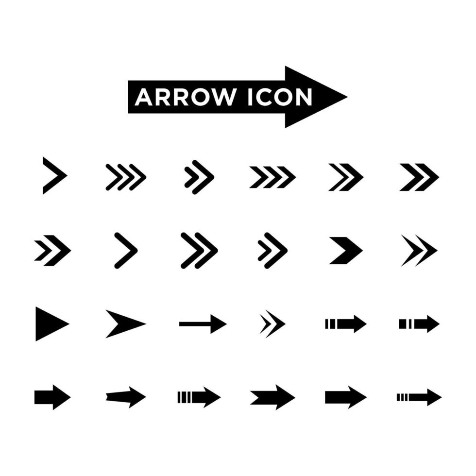 Arrow icon vector design templates