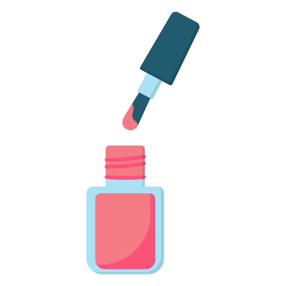 Nail polish. Manicure. Vector illustration
