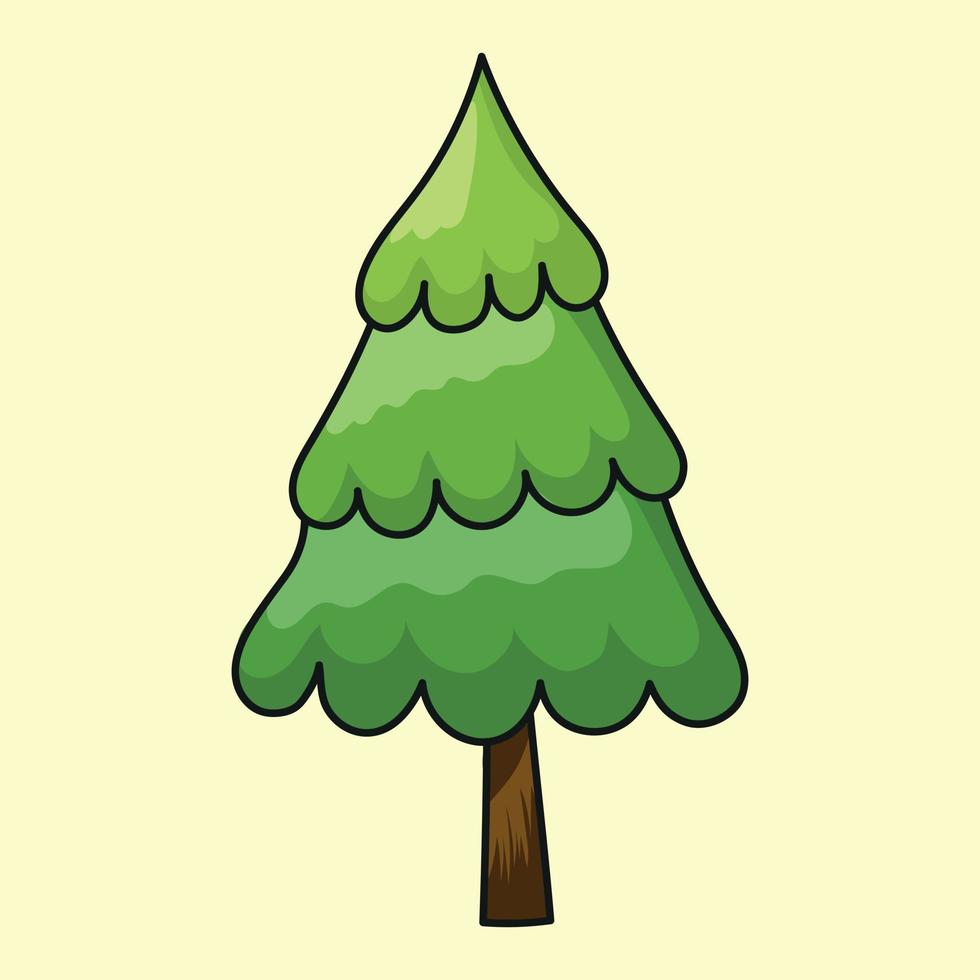 diseño de vector de árbol de navidad