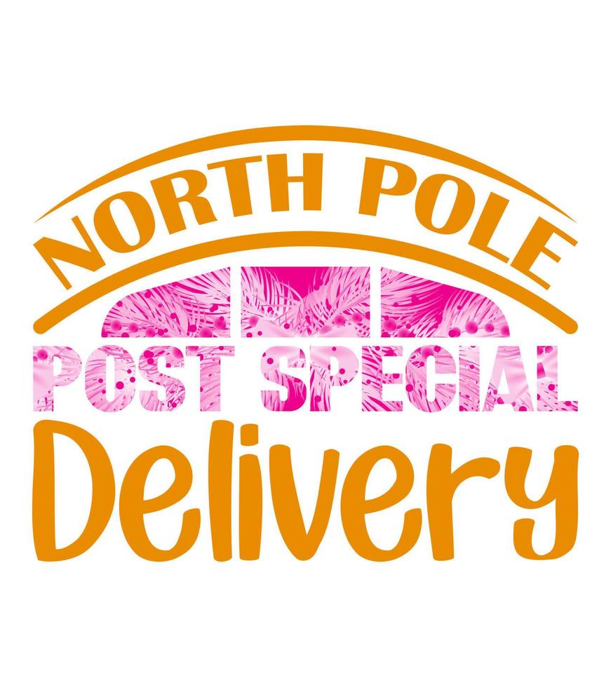 Christmas T-shirt Design vector