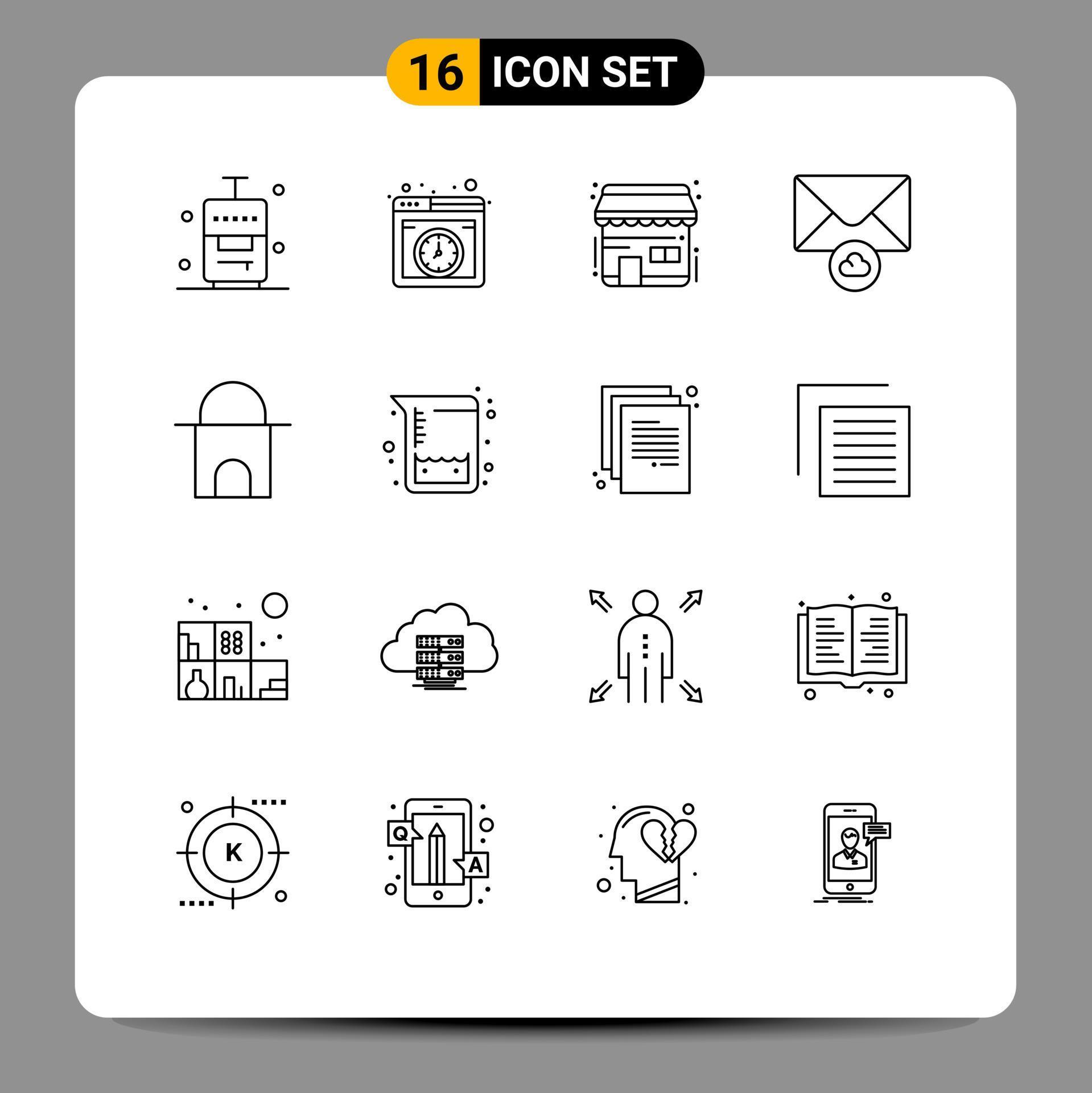16 Outline concept for sites Mobile and Apps islamic building