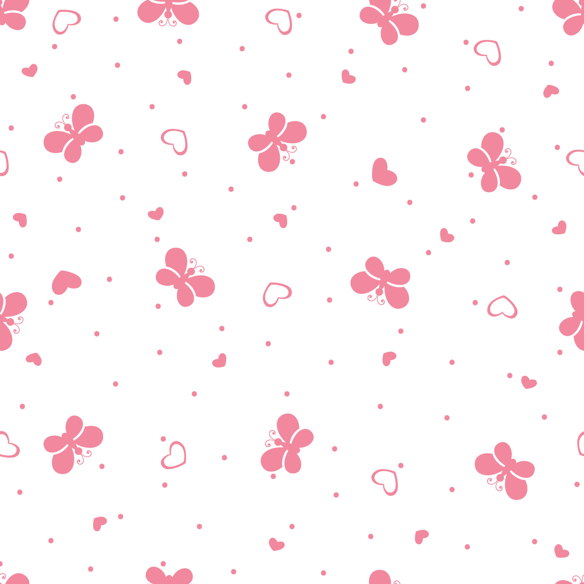 Cartoon butterflies vector seamless pattern. Cute animal character isolated  on pink background. Print for kids design. Suitable for fabric, textile,  wrapping paper, wallpaper. 7553229 Vector Art at Vecteezy