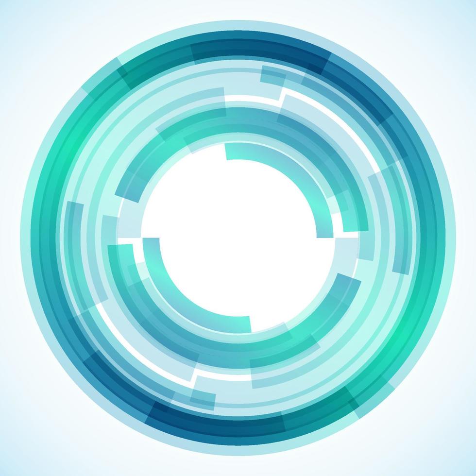 Geometric frame from circles, vector abstract background, wallpaper