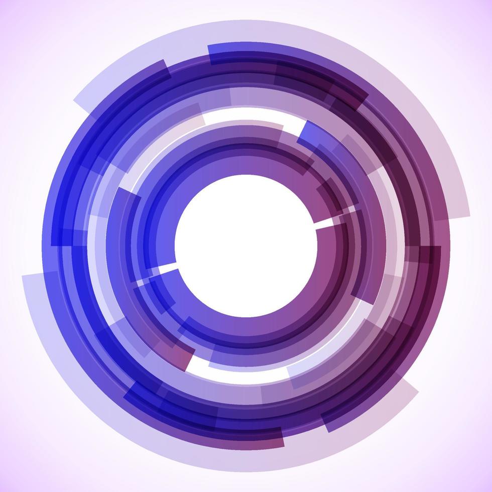 Geometric frame from circles, vector abstract background, wallpaper