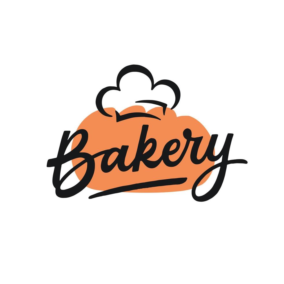 Bakery bread and pastry design logo template vector