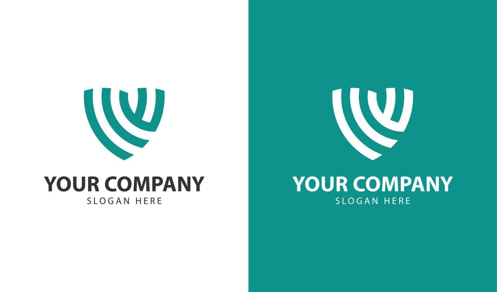monograma abstracto del logotipo de la empresa corporativa vector