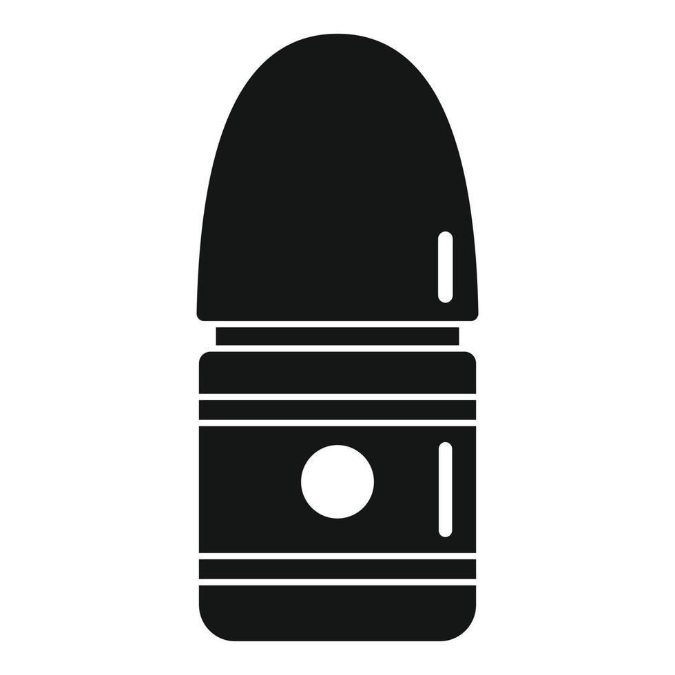 Deodorant roll icon, simple style vector