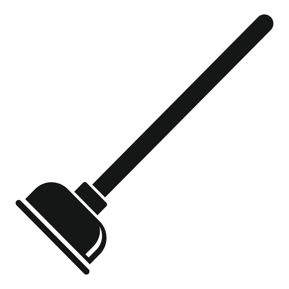 Toilet sucker icon, simple style vector