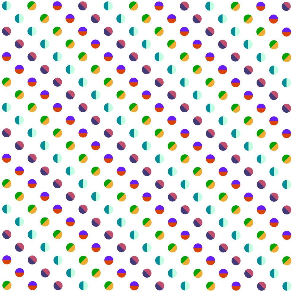 Basic dots Seamless abstract pattern on white background, Sweet pastel seamless pattern design for decorating, wallpaper, fabric, backdrop, beautiful gift wrapping paper. vector illustration
