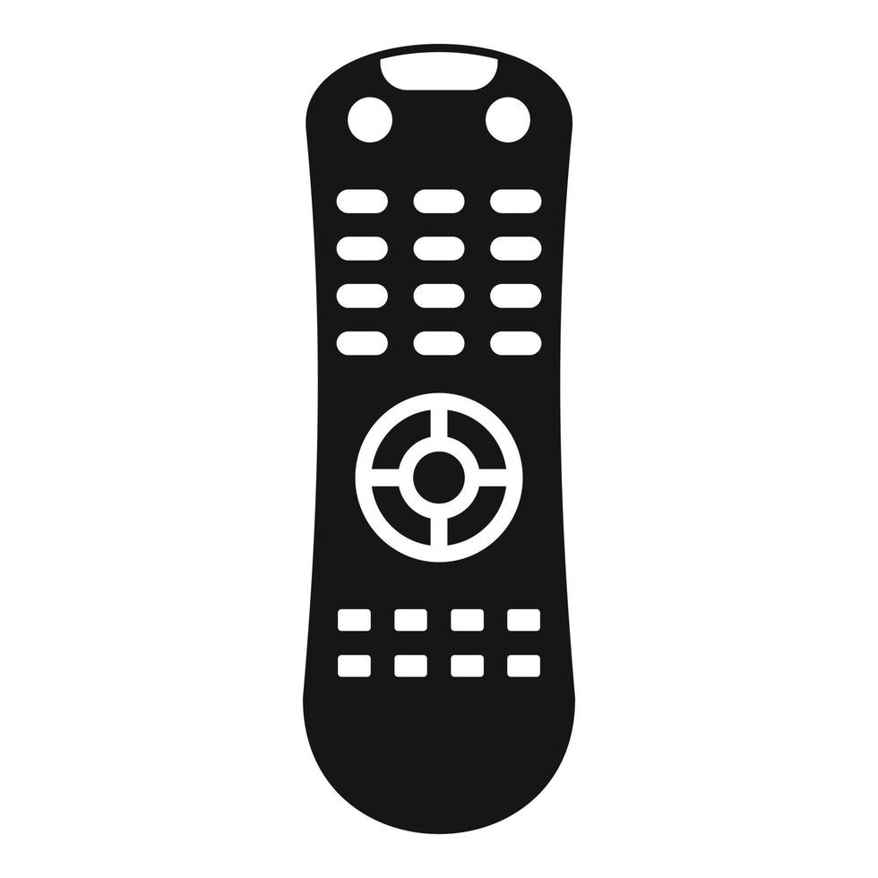 icono de control remoto, estilo simple vector