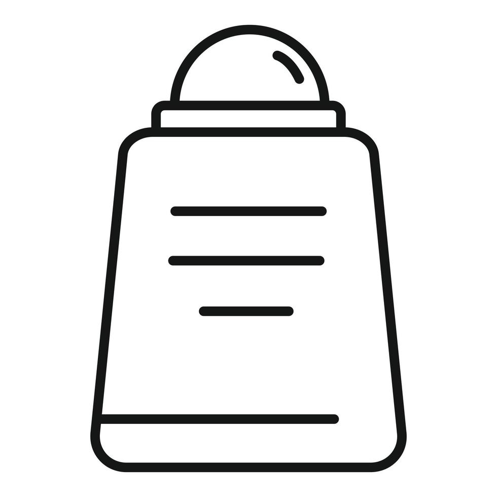 Personal deodorant icon, outline style vector