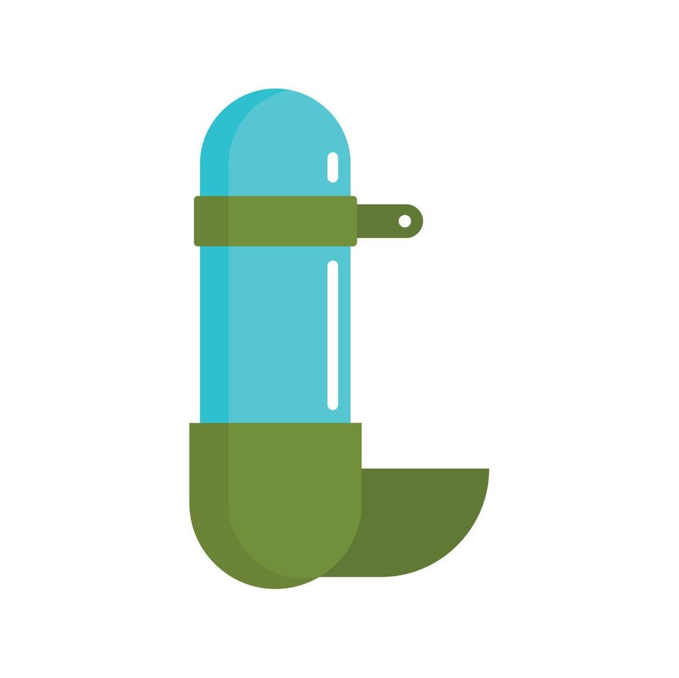 Water pet tool icon, flat style vector