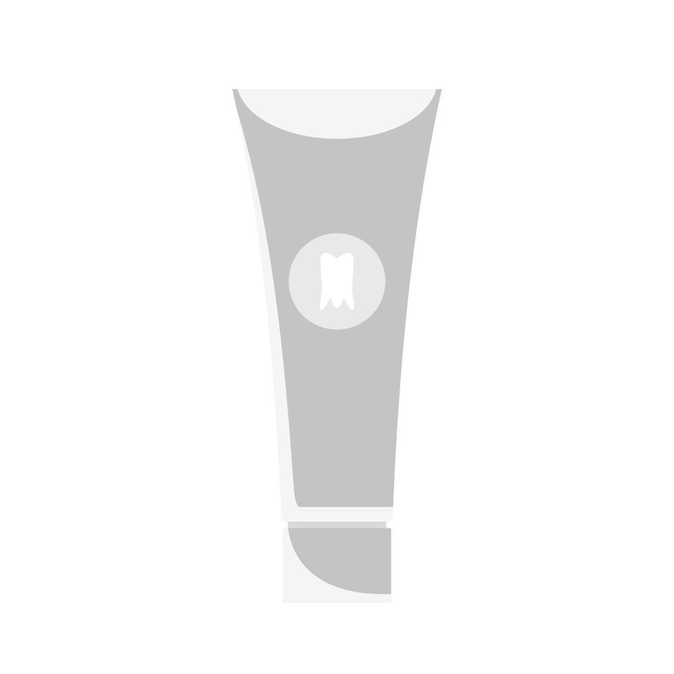 Whitening toothpaste icon, flat style vector