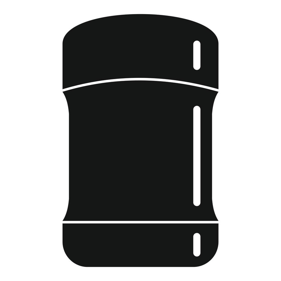 Cosmetic deodorant icon, simple style vector