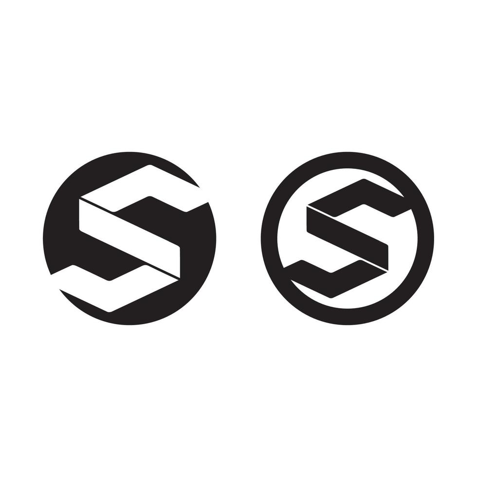Business corporate S letter logo vector