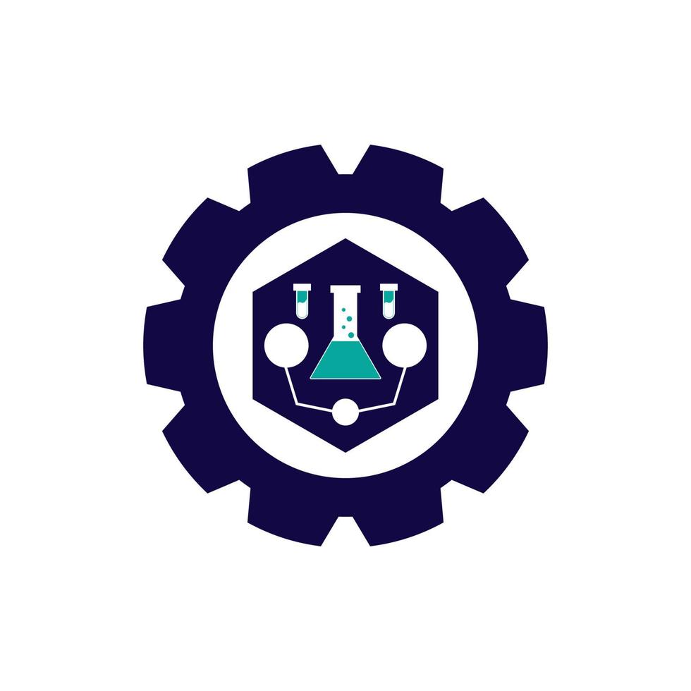 Chemistry Logo Vector Template Illustration