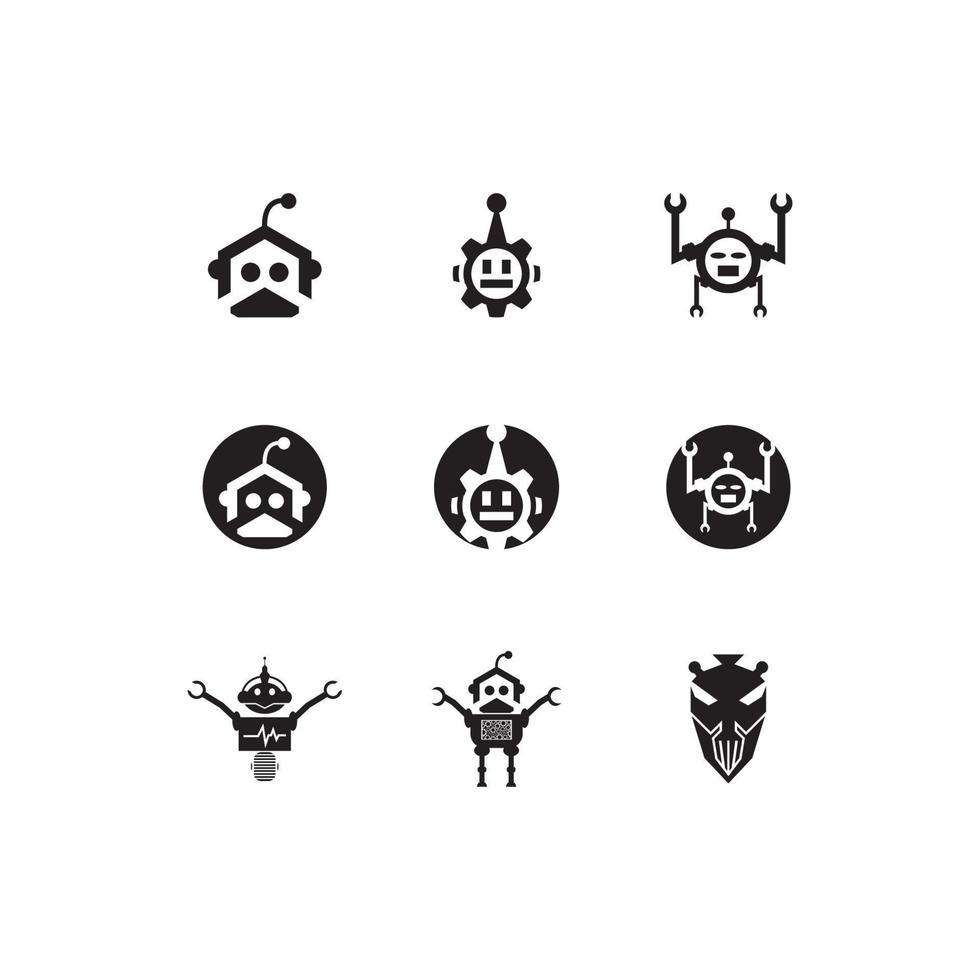 Robot icon vector