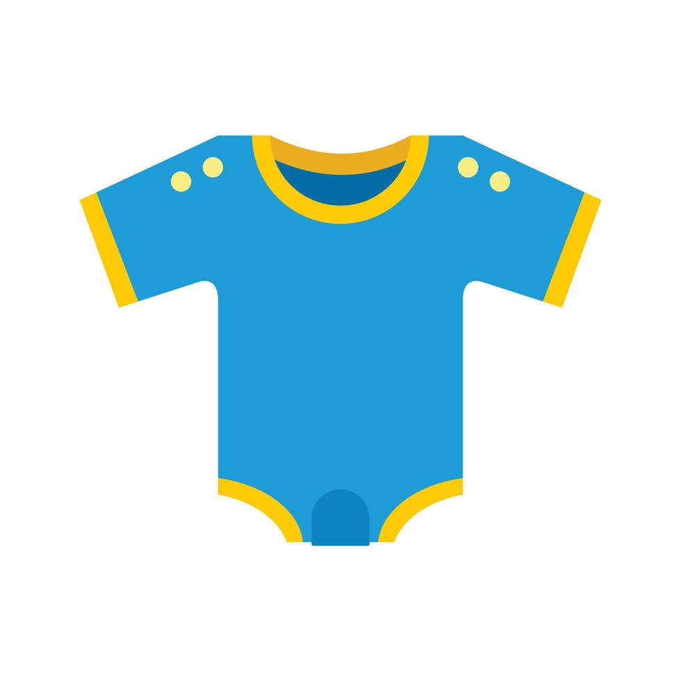 Kid clothes icon, flat style vector
