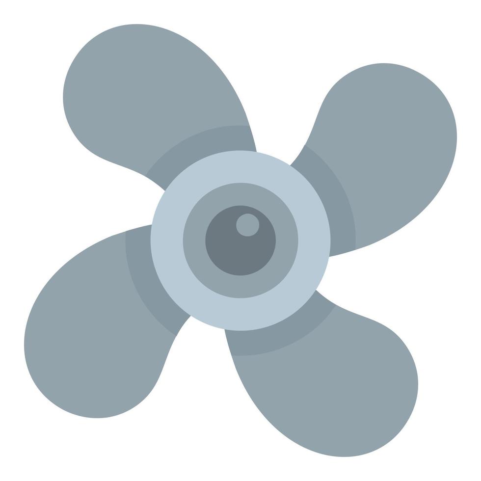 Air fan icon, flat style vector