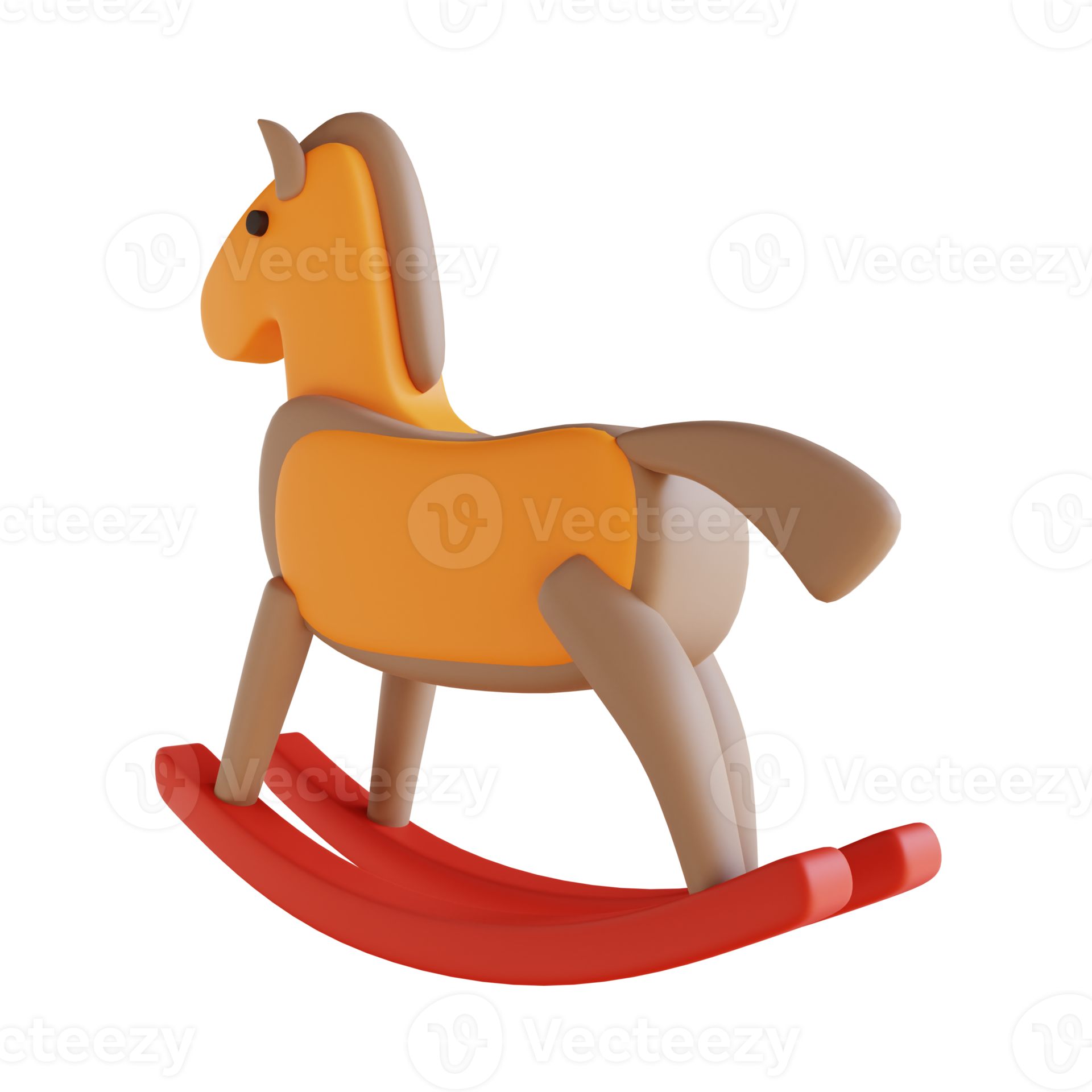 3D illustration toy horse 14473884 PNG