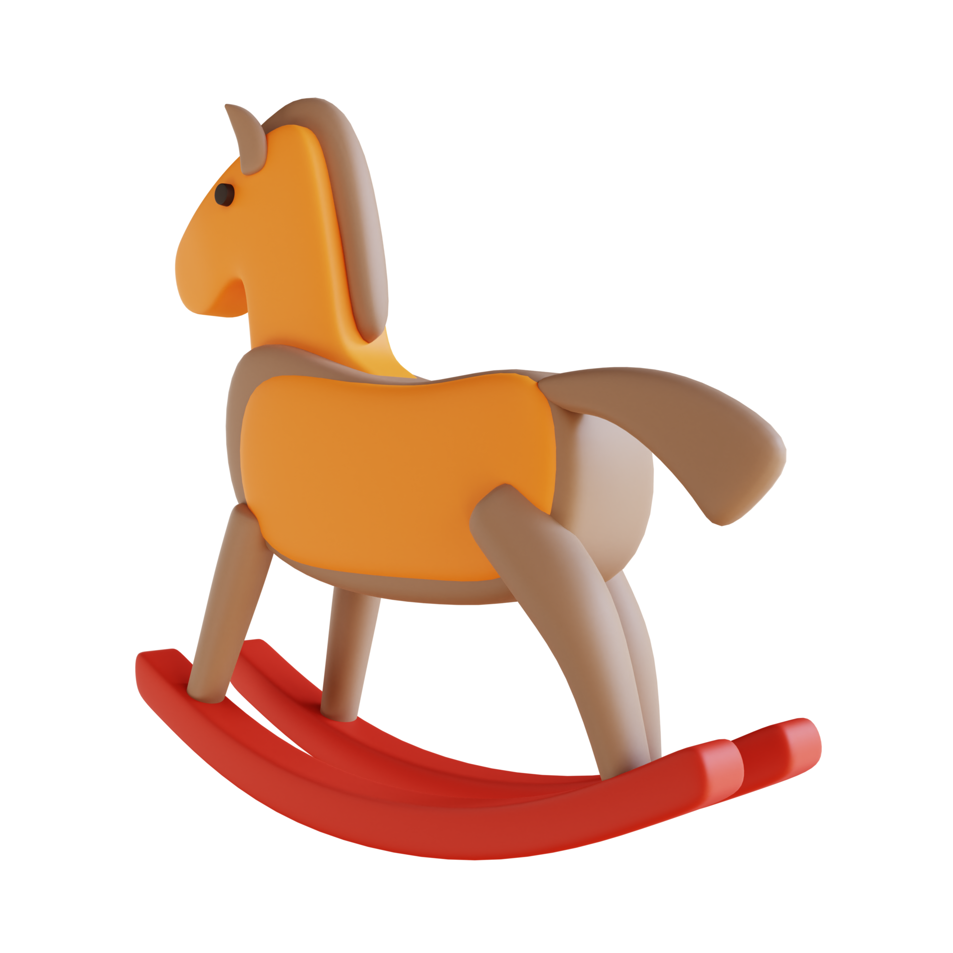 Free 3D illustration toy horse 14473884 PNG with Transparent Background