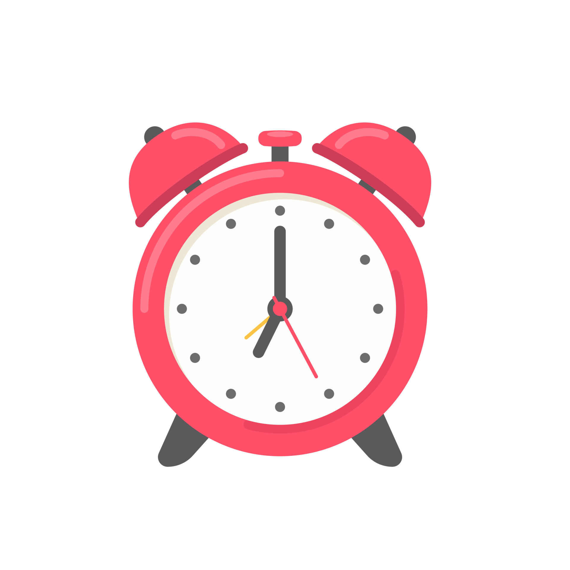 Loud alarm clock alerts wake up time and schedule. 14473972 PNG