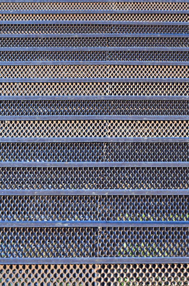 Rusty metal mesh texture photo
