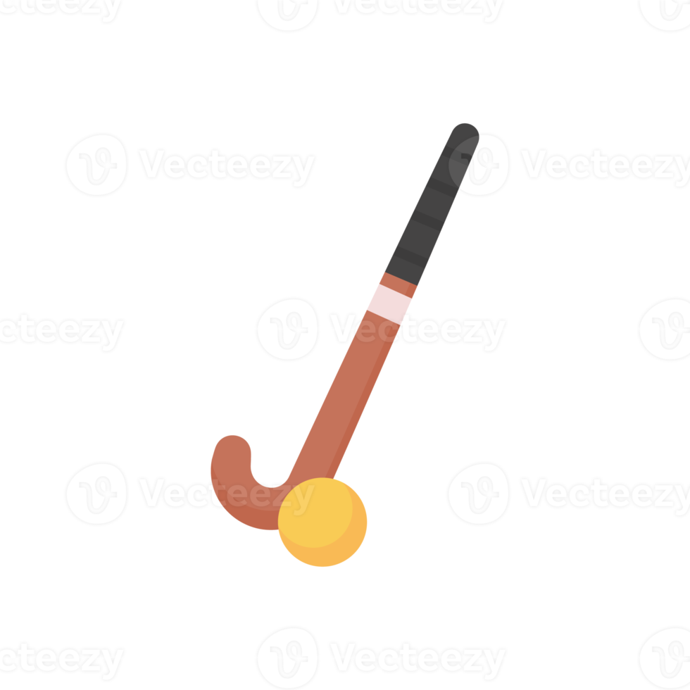 hockey stick and ball Equipment for playing sports on ice. png