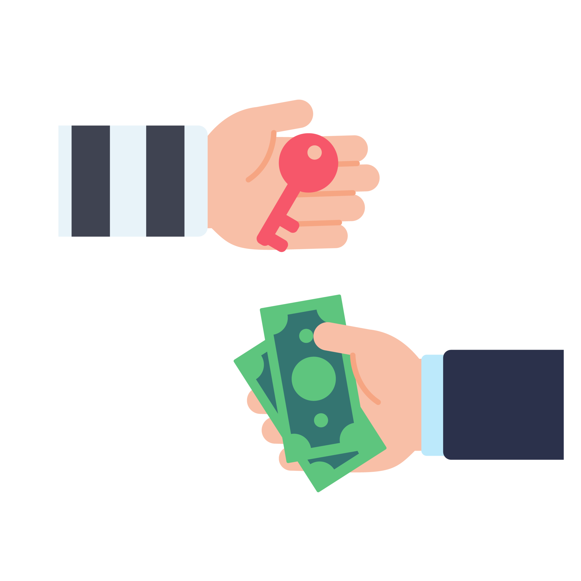 Computer with red screen. The concept of ransom computer virus