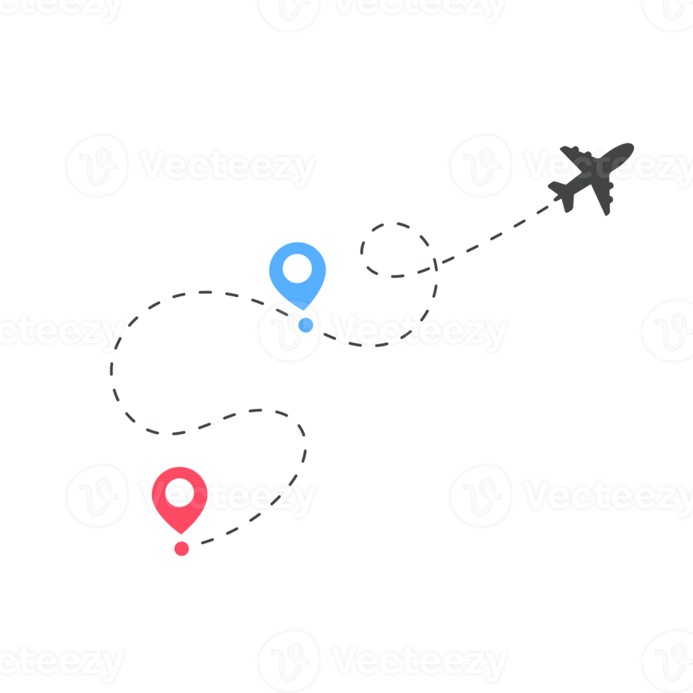 Perno Di Itinerario Di Viaggio Aereo Sulla Mappa Del Mondo Idee Di Viaggio Di Viaggio png