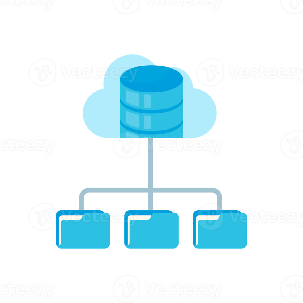 database server data storage technology on cloud computing for file security png