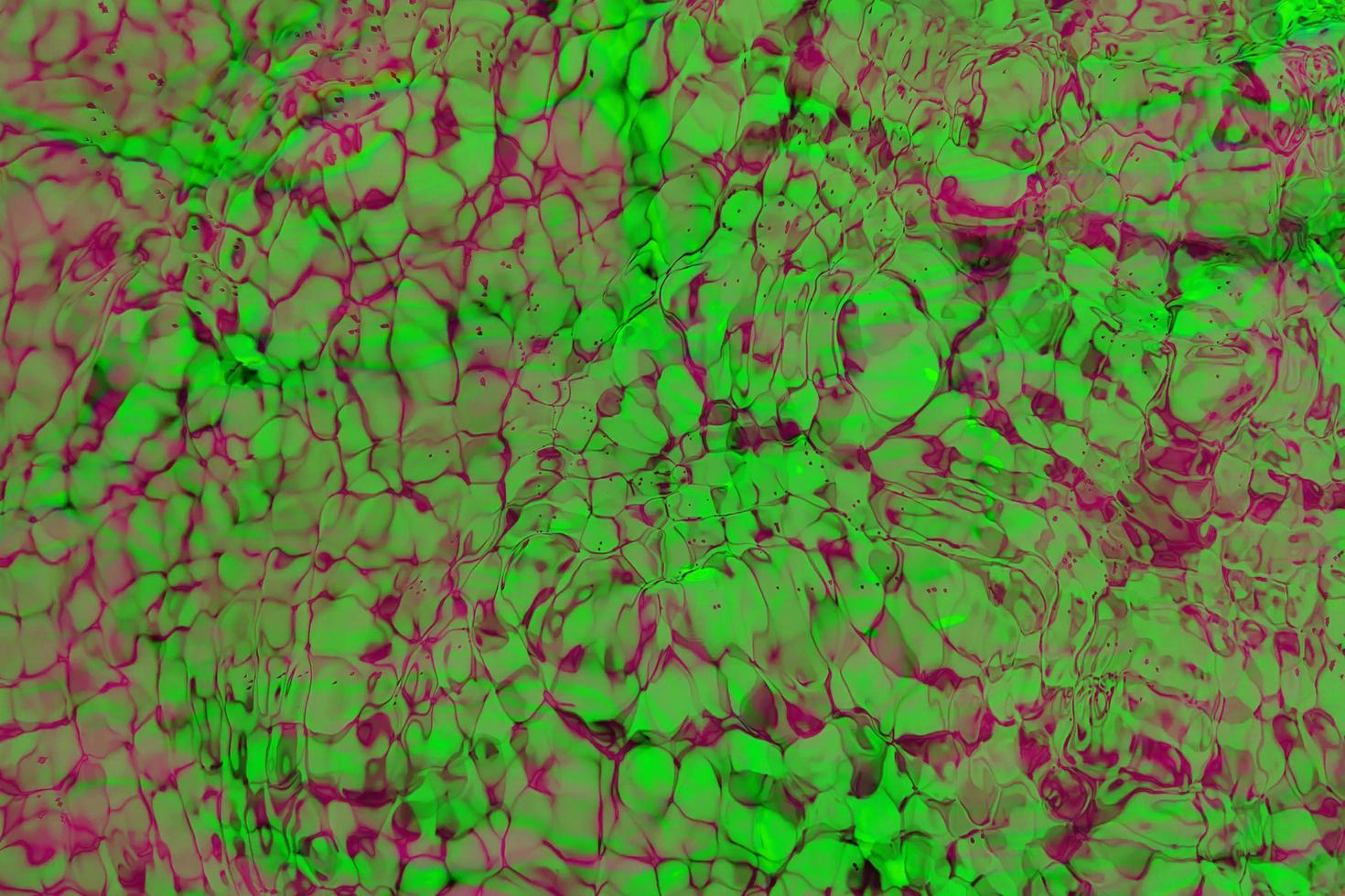 Defocus blurred transparent green colored clear calm water surface texture with splashes and bubbles. Trendy abstract nature background. Water waves in sunlight with copy space. Green watercolor shine photo