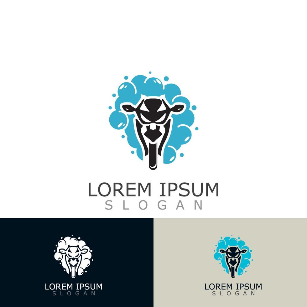 Motocycle wash logo design elegant and sporty concept cleaning vector