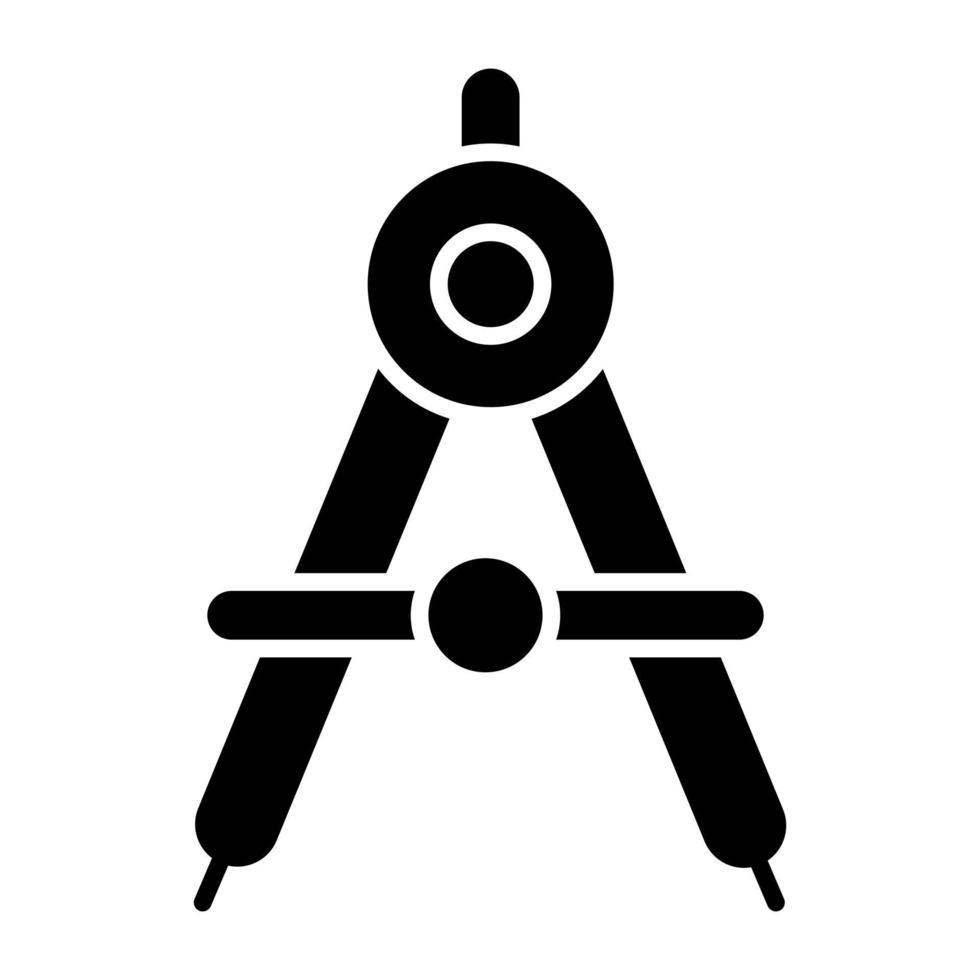 Creative design icon of compass vector