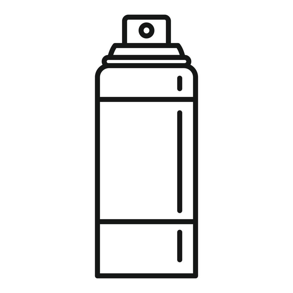Shop shaving foam icon, outline style vector