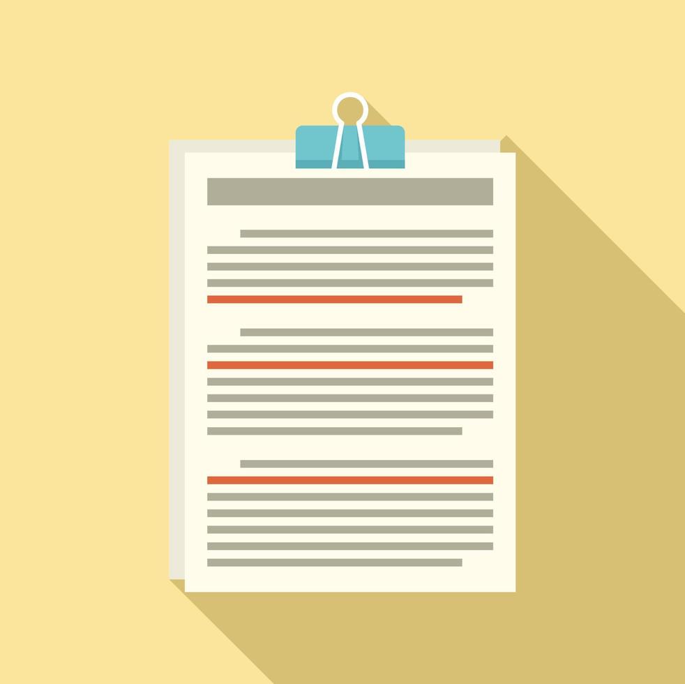 Editor create icon, flat style vector