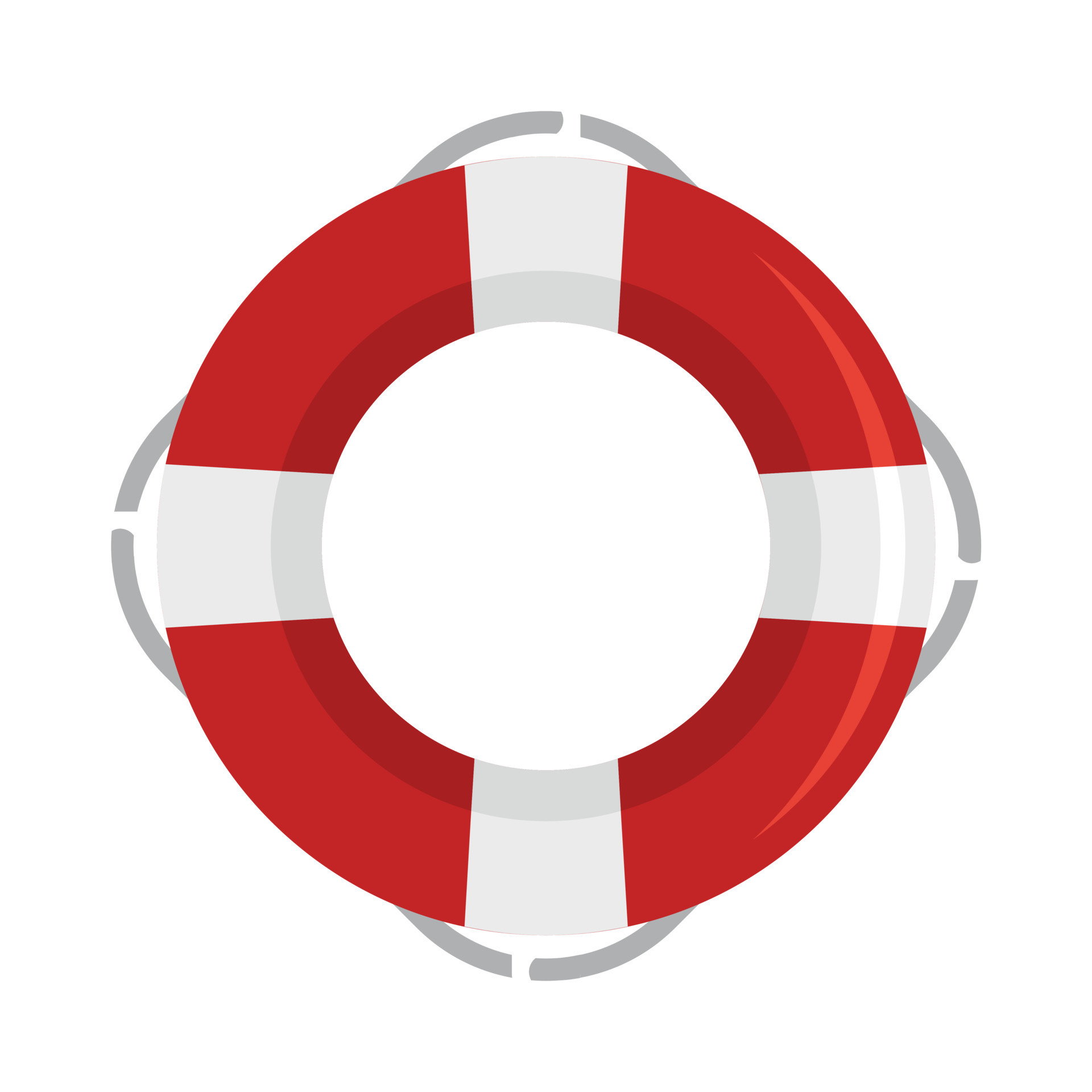 Life buoy ring icon, flat style 14477293 Vector Art at Vecteezy