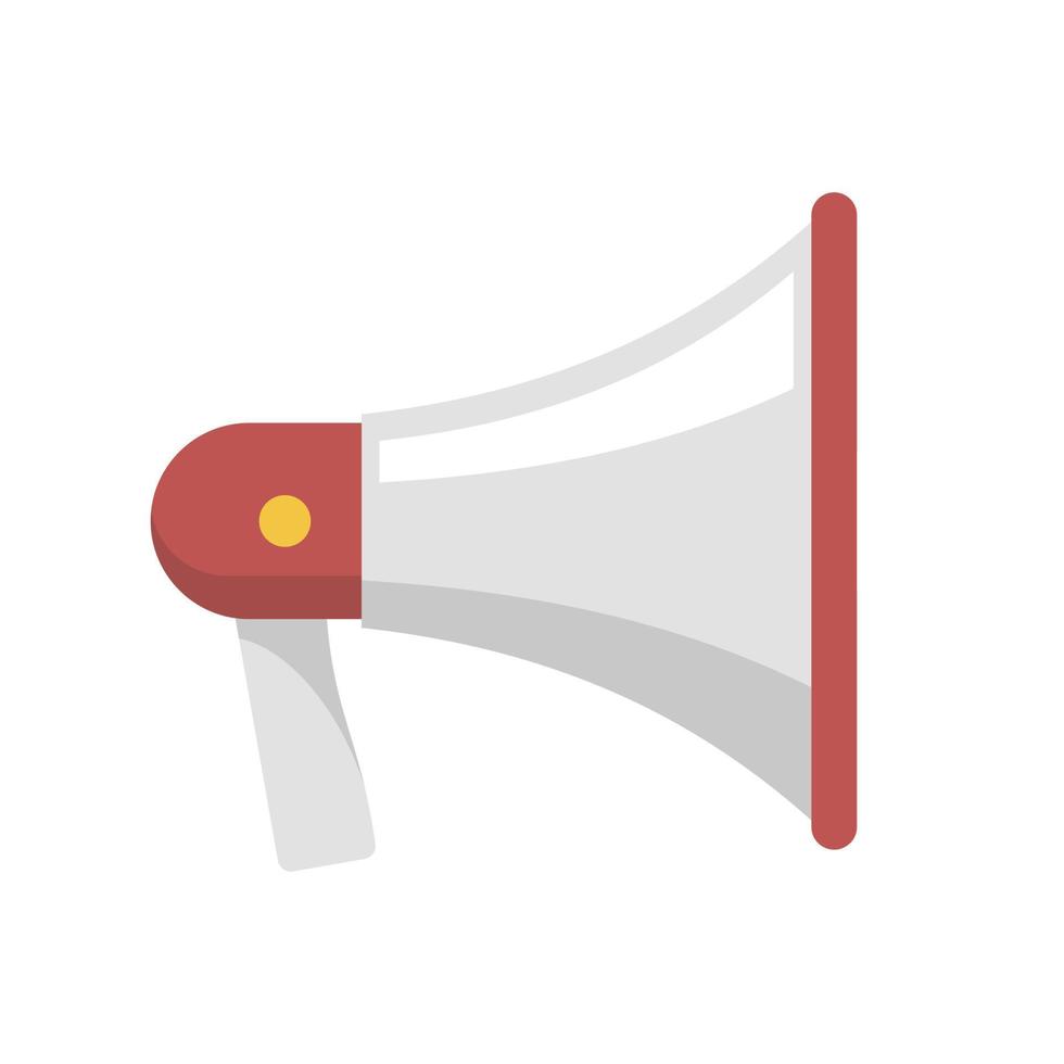 Megaphone icon, flat style vector