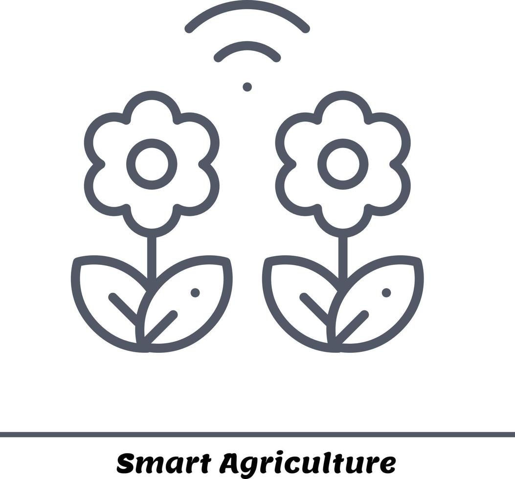 agricultura moderna inteligente, archivo de paquete de vectores agrícolas totalmente editable y escalable