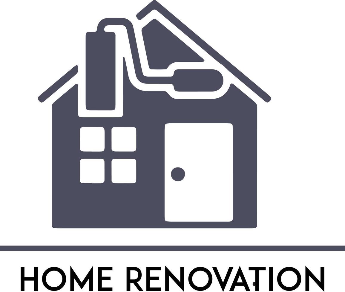 House Renovationy, Real Estate minimal thin line Icon Fully Editable and Scalable. Outline icons collection. Simple vector illustration