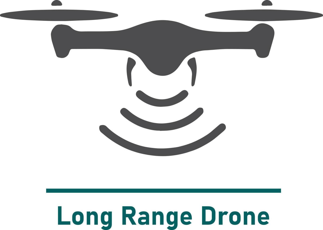 icono de drone moderno de nueva era totalmente editable y escalable vector