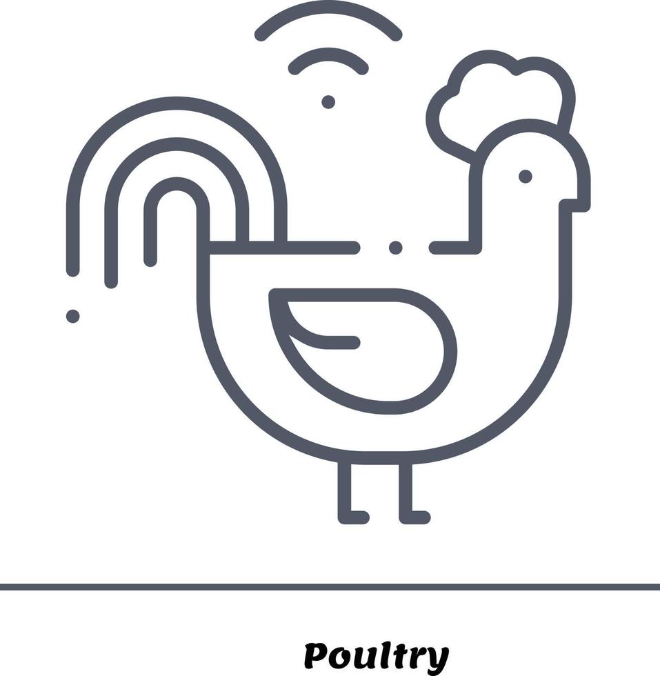 Smart Modern Poultry Farming, Agriculture Vector Bundle File Fully Editable and scalable