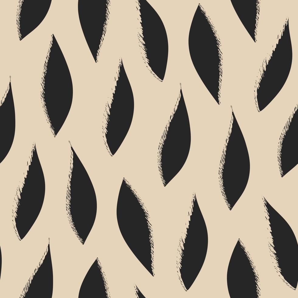 Hand drawn minimalist contemporary abstract aesthetic seamless pattern. vector