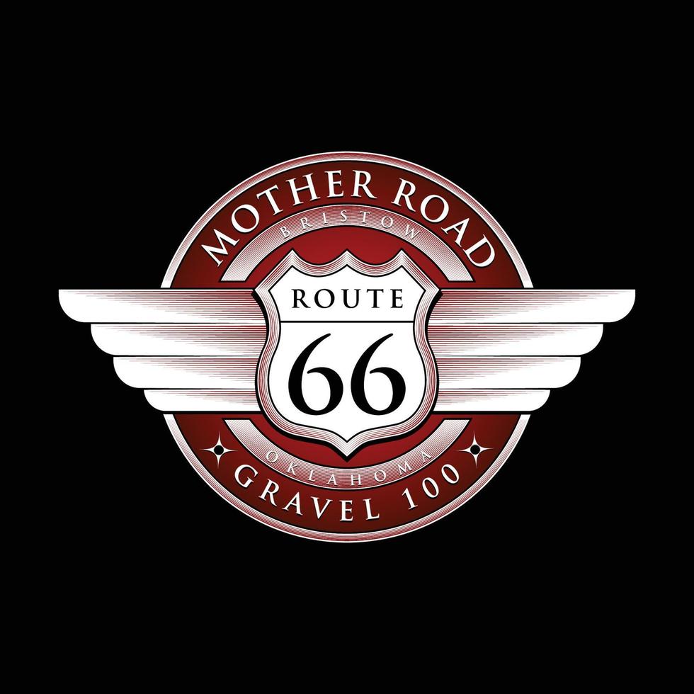 Route 66 America road vector