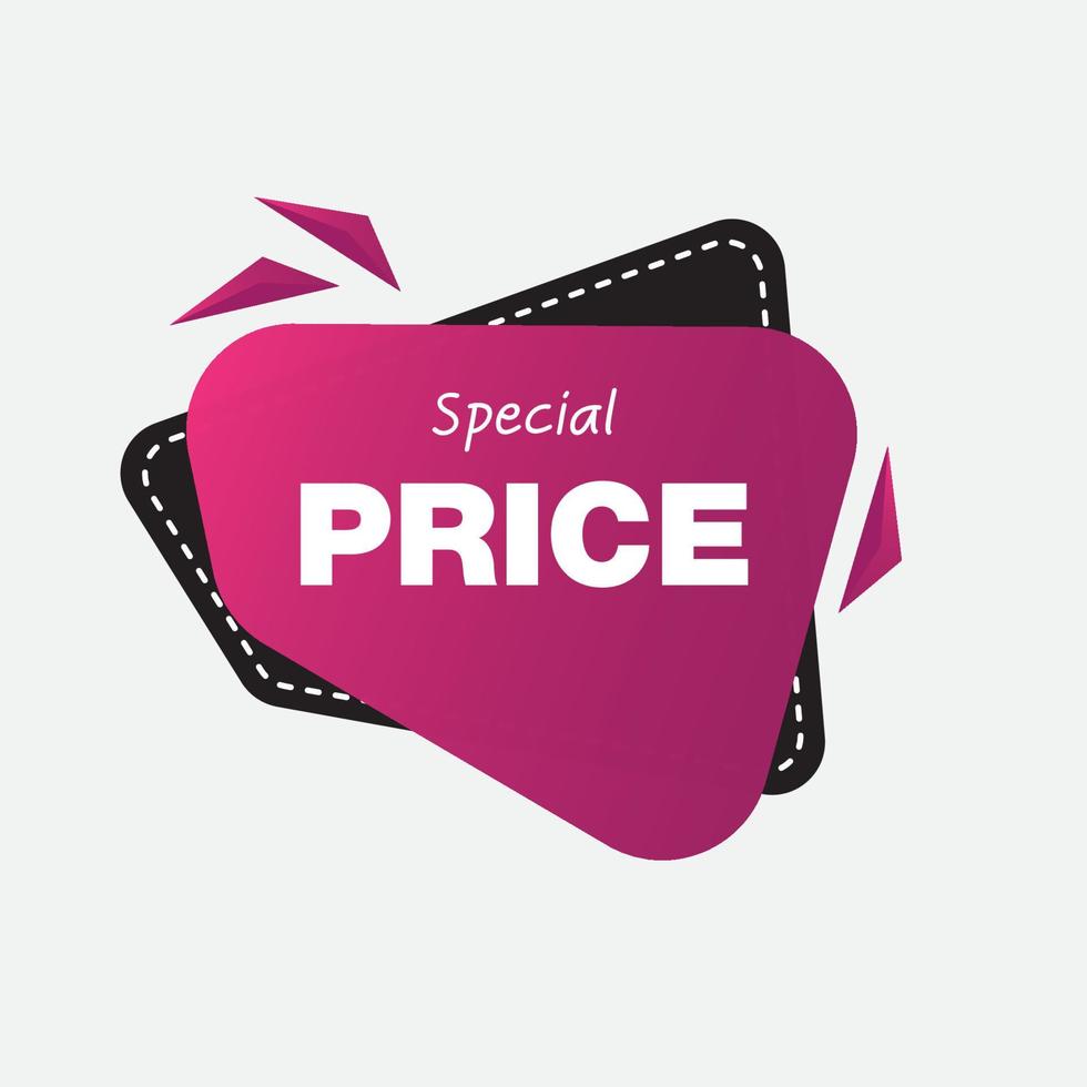 Special price sale banner vector