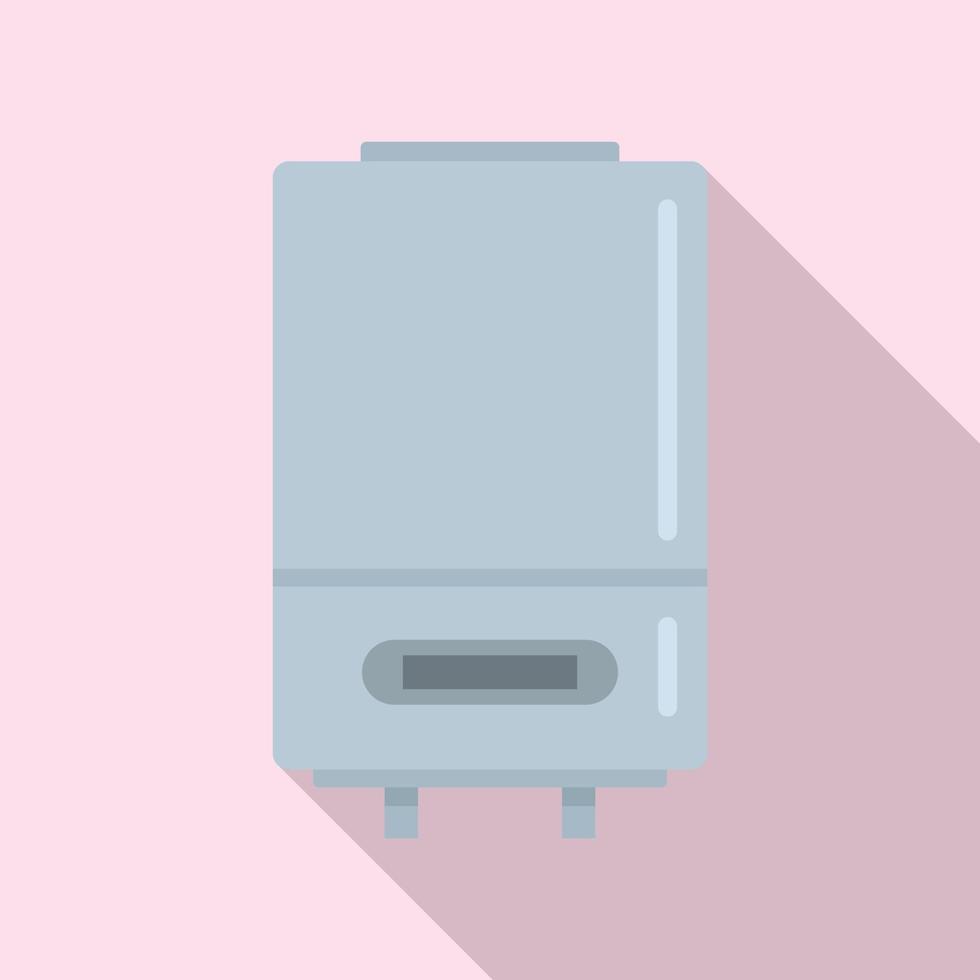 Boiler technology icon, flat style vector