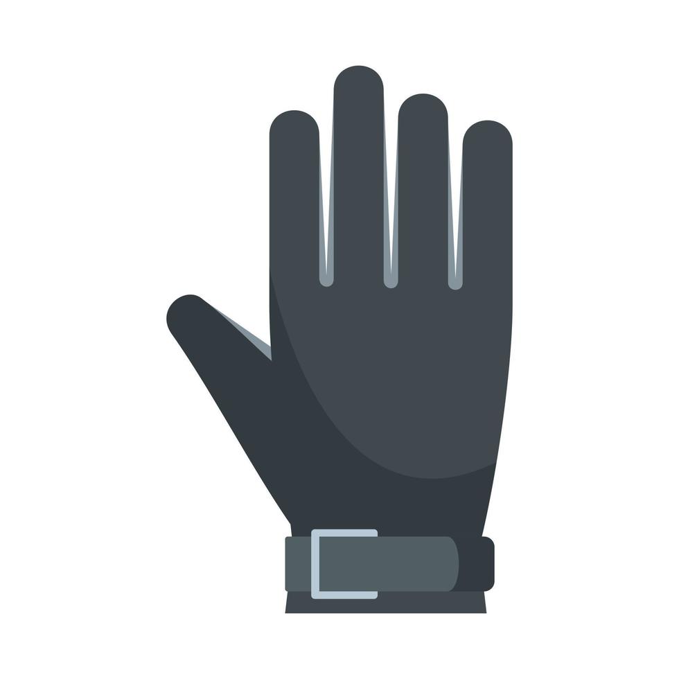 American football glove icon, flat style vector